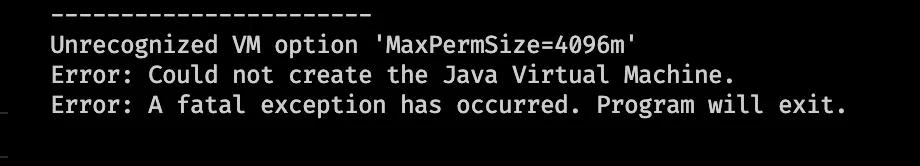 The jdk-17 build error