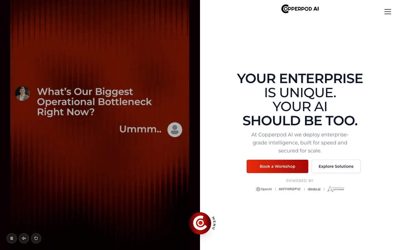 Copperpod AI Website website