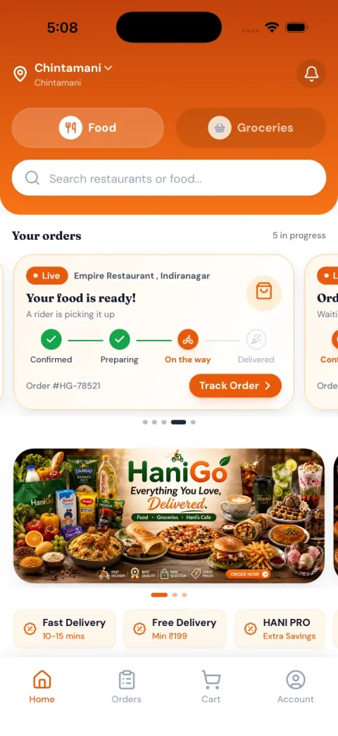 HaniGo screen